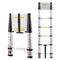 Lightweight Telescopic Folding Ladder – One-Button Retractable, 330 lbs Capacity, Non-Slip Design for Home & Outdoor Use