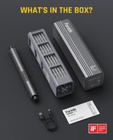 Mini Electric Screwdriver Set, 50-in-1 Magnetic Bits, Cordless Precision Repair Tool